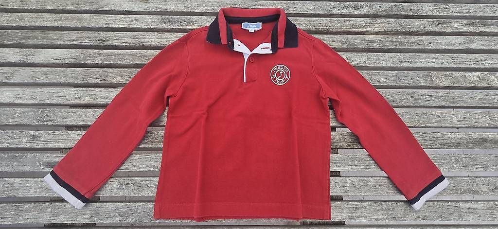 Camicie, T-shirt & Polo: Jacadi Kinder Langarm-Polo rot – Usato da Luzern venduto da v-vs