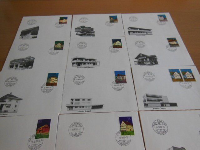 Alle Briefmarken: Bauten 1978 – Gebraucht aus Passugg von alboschetto 1