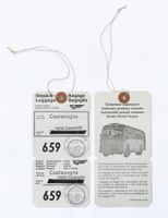 Castasegna Casaccia Postauto PTT Billett Gepäck Etikette FBW
