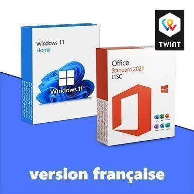 Microsoft Software: Office 2021 Standard & Win 11 Home - FR – Usato da Saignelégier venduto da onekeystore