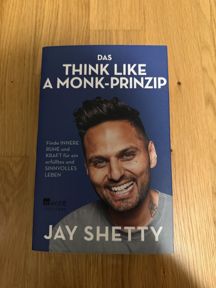 Bücher: Das Think Like a Monk-Prinzip von Jay Shetty  – Gebraucht aus Aarau von Fluffy-Novel5