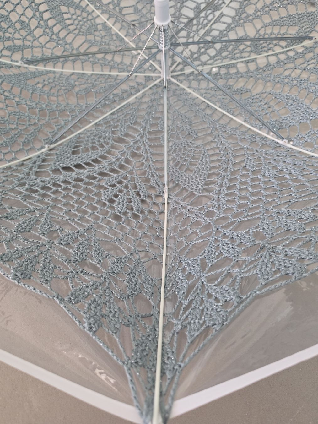 Regenschirme: Regenschirm gehäkelt transparent – Neu (gemäss Beschreibung) aus Amriswil von gu80kaya 2