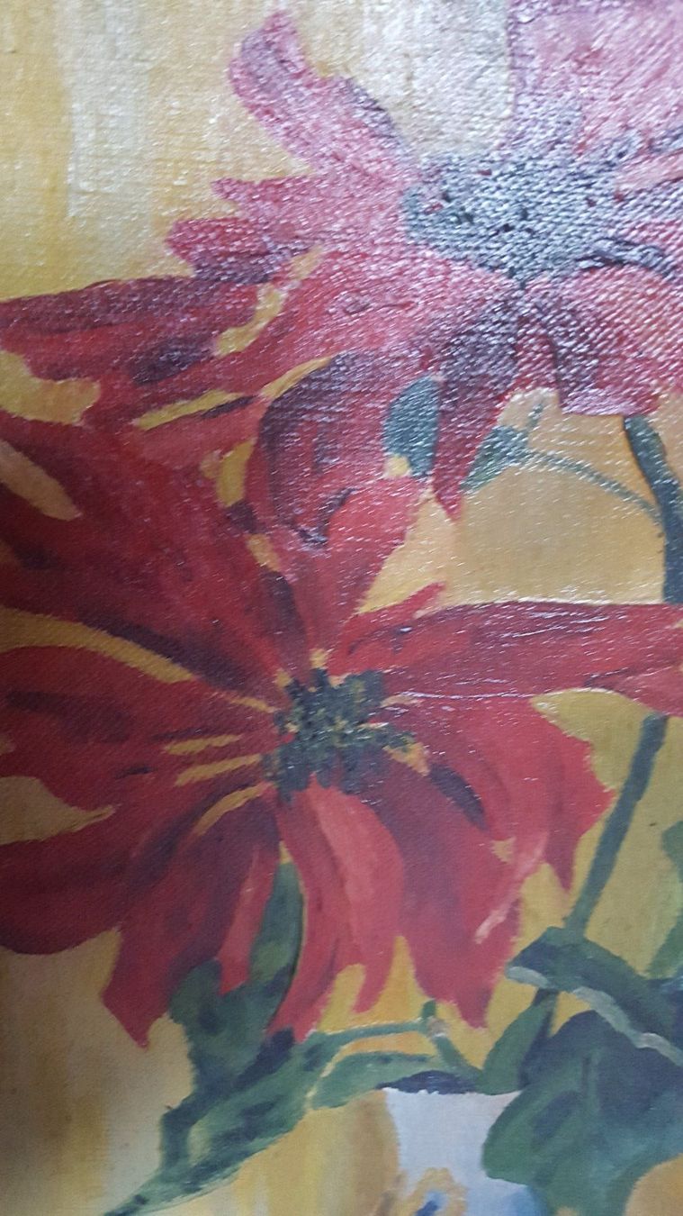 Dipinti: altes Blumenbild signiert , gerahmt – Usato da Arlesheim venduto da shopradl 1
