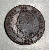 Napoleon III, 10 Centimes, Frankreich, 1854, Selten!