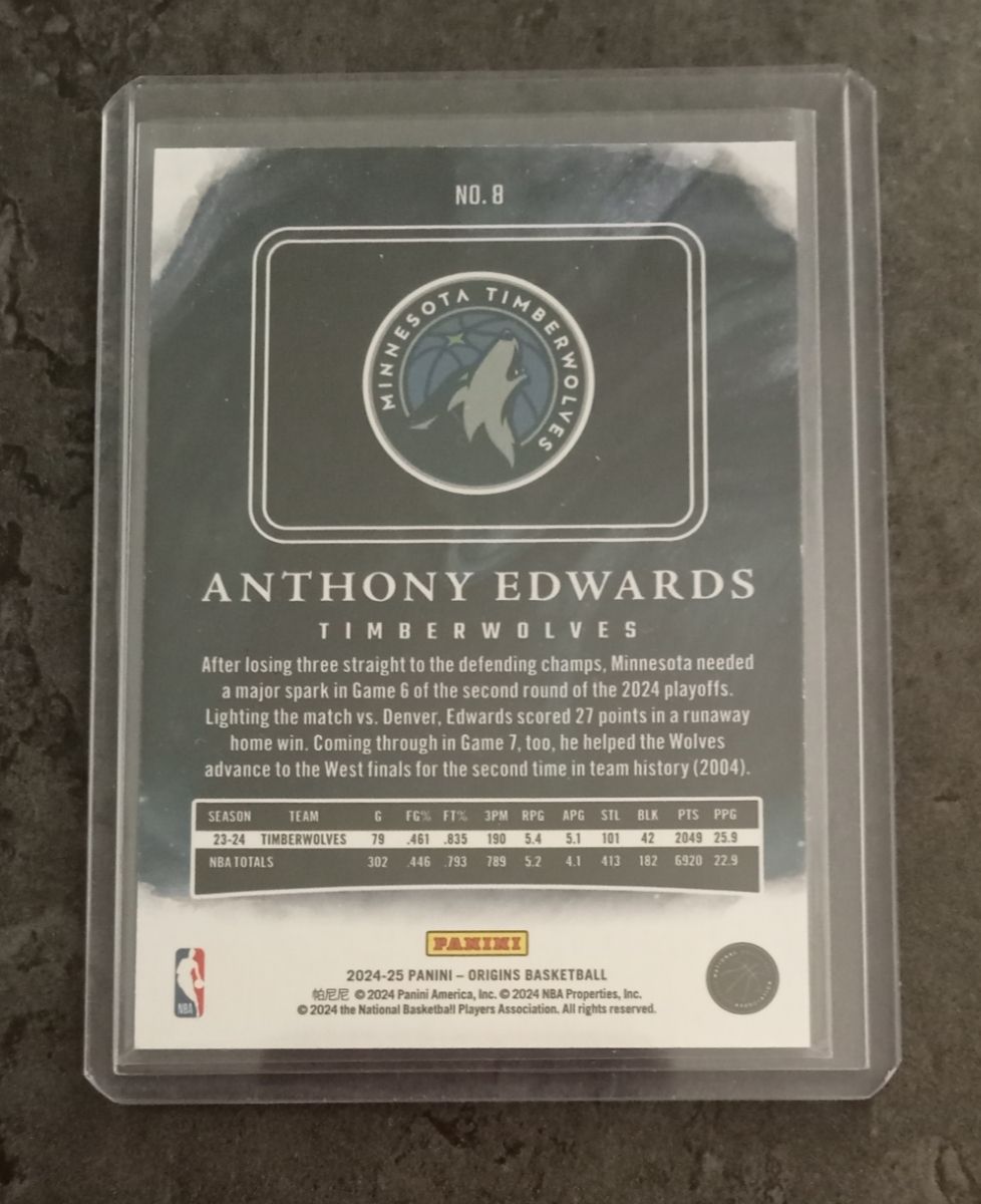 Cartoline: Anthony Edwards Origins NBA card – Nuovo (secondo la descrizione) da Vallorbe venduto da ant_75wx 1