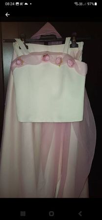 Festliches2 Teiler rosa  S/M