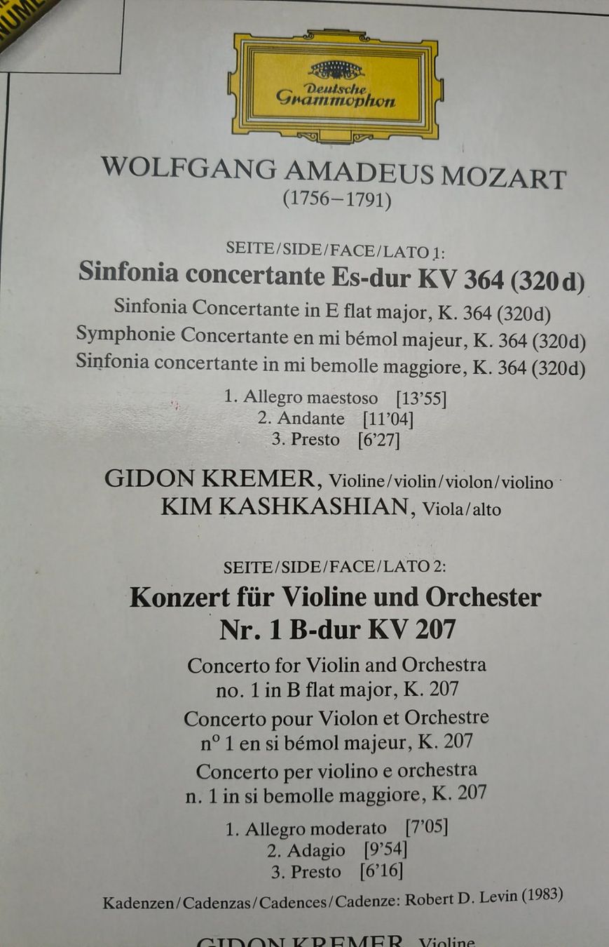Dischi in vinile: Klassik - LP "MOZART" – Nuovo (secondo la descrizione) da Binningen venduto da mar_2jlr 3