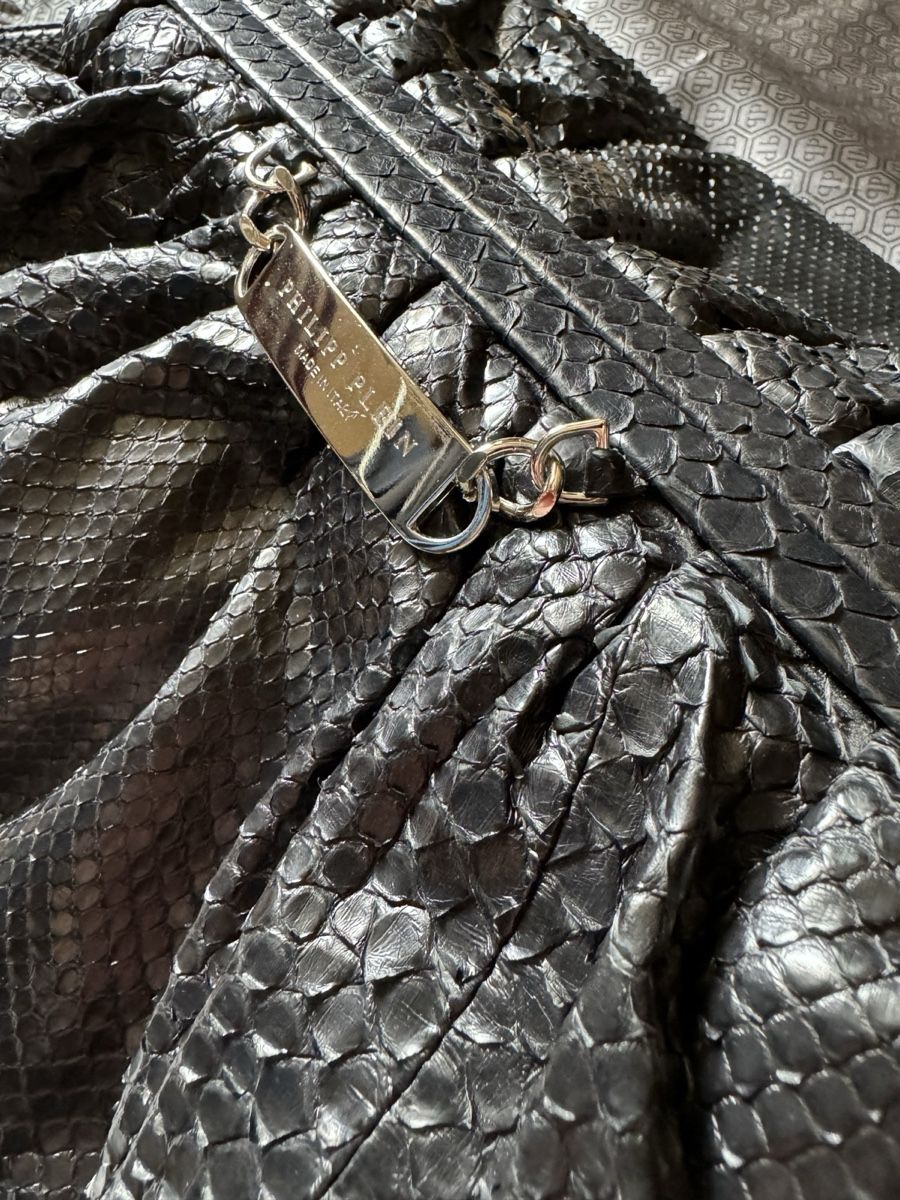 Philipp Plein Borse da donna: Philipp Plein Pythonleder Clutch Bag mit Nappa – Nuovo (secondo la descrizione) da Seon venduto da noe_zz6w