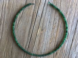 SMARAGD  KETTENSTRANG  RONDELLEN 4,7 x 2,2mm  LÄNGE 38cm