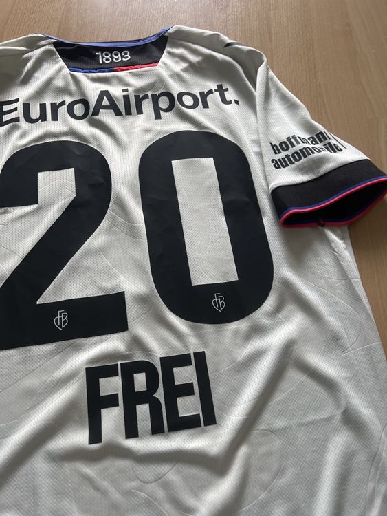 FC Basel Leibchen & Hosen: FC Basel Auswärts Trikot 23/24, Frei#20 Matchworn/prepared – Neu (gemäss Beschreibung) aus Reinach BL von sonnenblume055 2