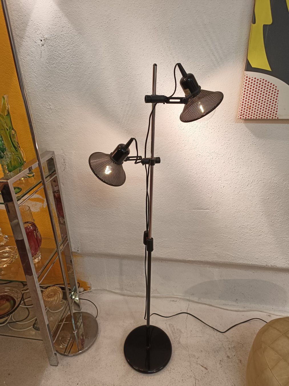 Lampen: Vintage Stehlampe 80s retro design – Gebraucht aus Winterthur von style-and-design.zrh