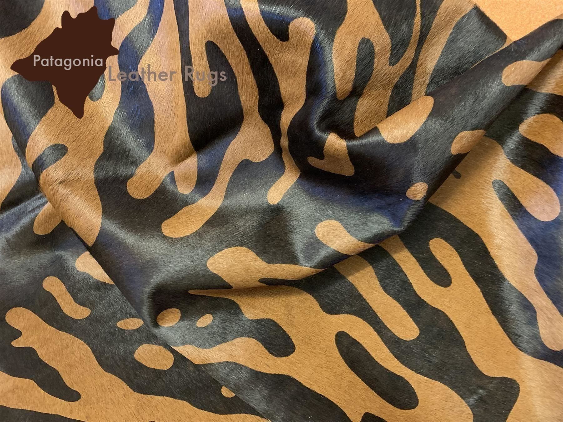 Tappeti: echtes Kuhfell Teppich Tiger black/beige – Nuovo e nell'imballaggio originale da Arbedo venduto da patagonialeatherrugs 3