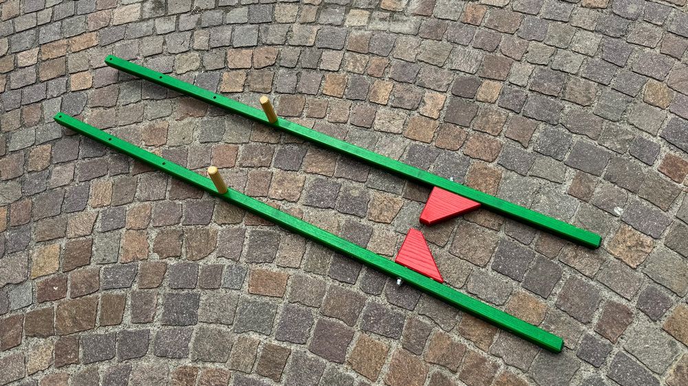 Stelzen Holz 148 cm (Neu (gemäss Beschreibung)) in für CHF 1 – nur ...