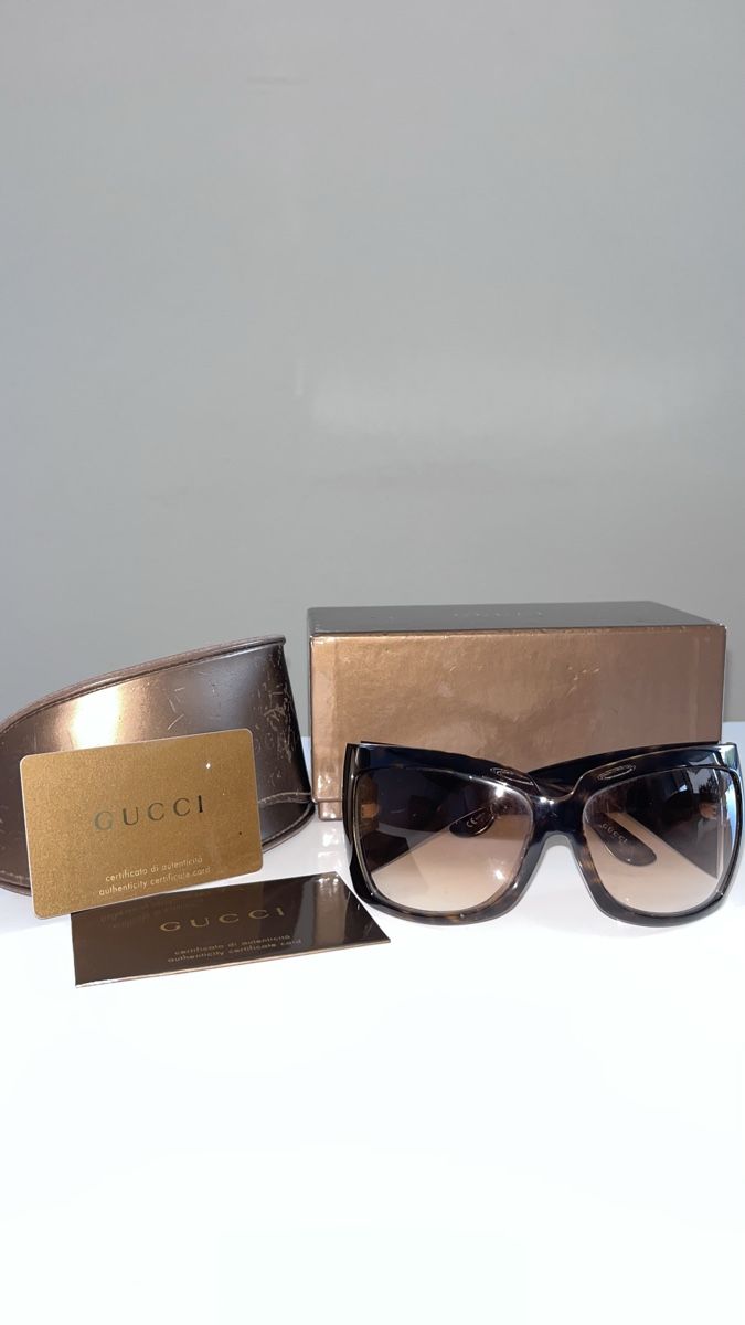 Gucci Occhiali & Lenti: Original Gucci Oversized Boxy Wrap Around Acetate Sunglasses – Usato da Glattpark(Opfikon) venduto da Sbitizi 2
