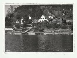 Ansichtskarte Quinten am Walensee gelaufen 1963
