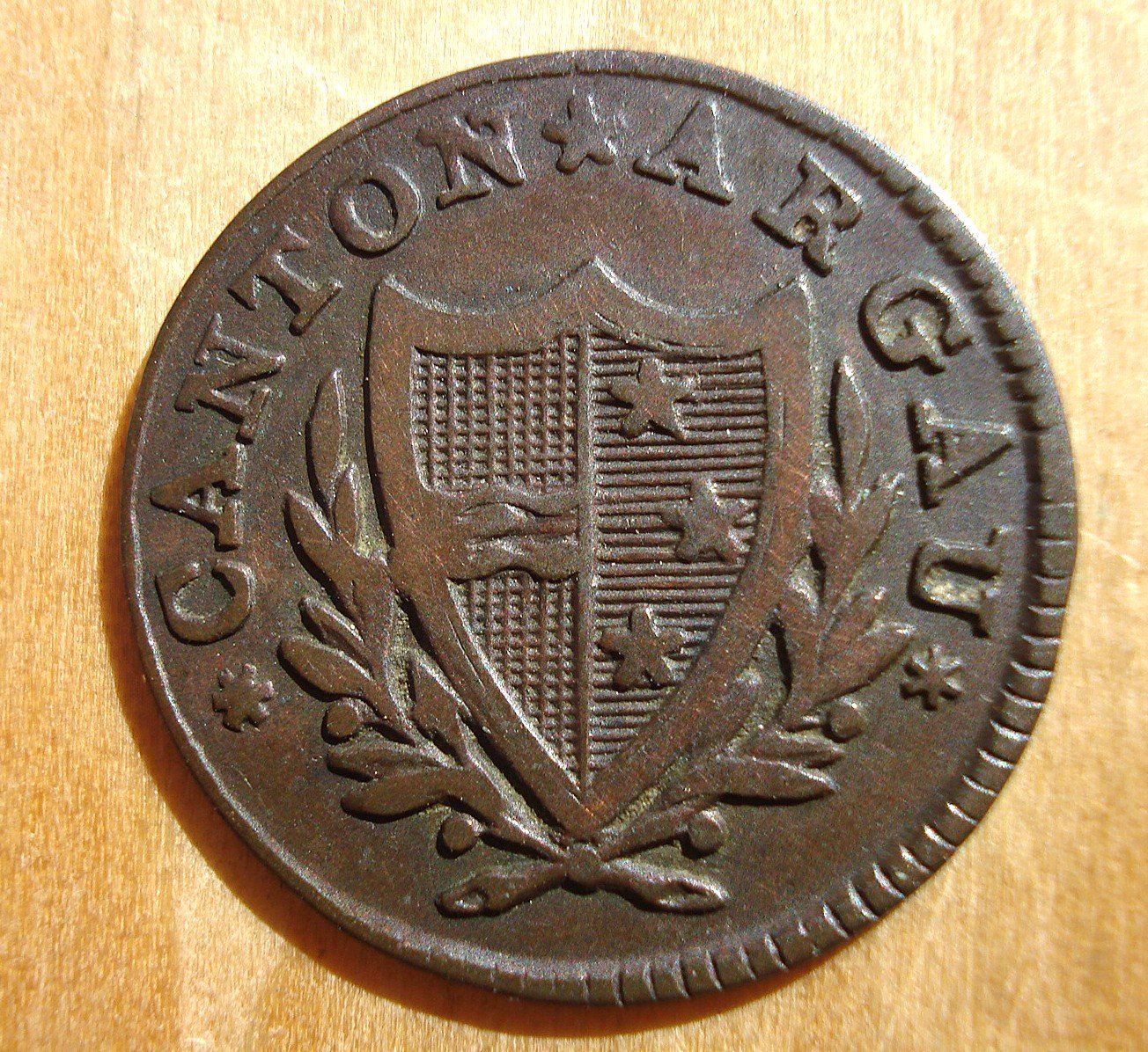 Tutti le monete: (D3) Aargau 2 Rappen 1814 – Usato da Erlach venduto da Net-Coins 1