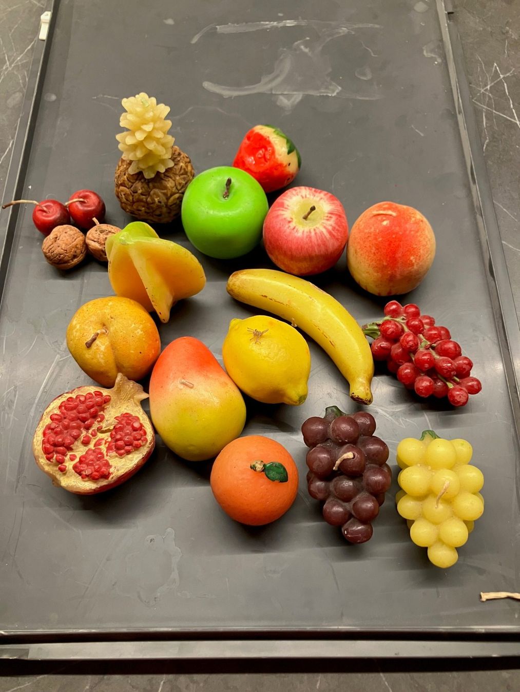Kerzen: Set candele a forma di frutta – Gebraucht aus Origlio von Zeto.81
