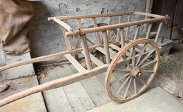 antiker Handwagen