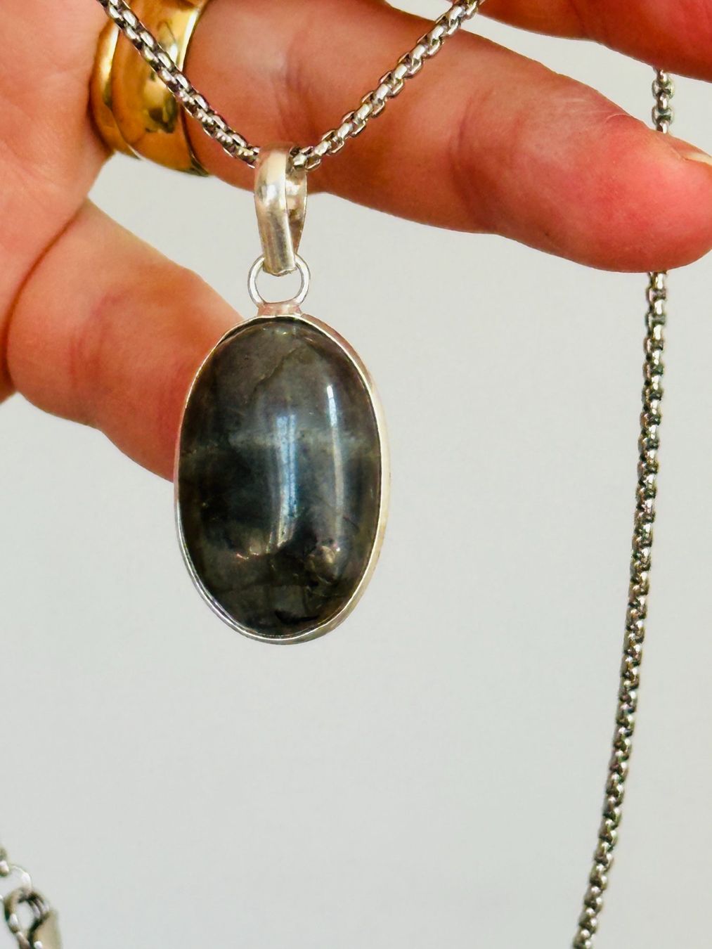 Catenine: Labradorite necklace – Nuovo e nell'imballaggio originale da Genève venduto da AGBERG 5