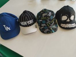 4 Caps, New York, Totenkopf, Gamer, LA