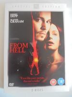 " From Hell " Johnny Depp, Heather Graham. 2 DVD in english