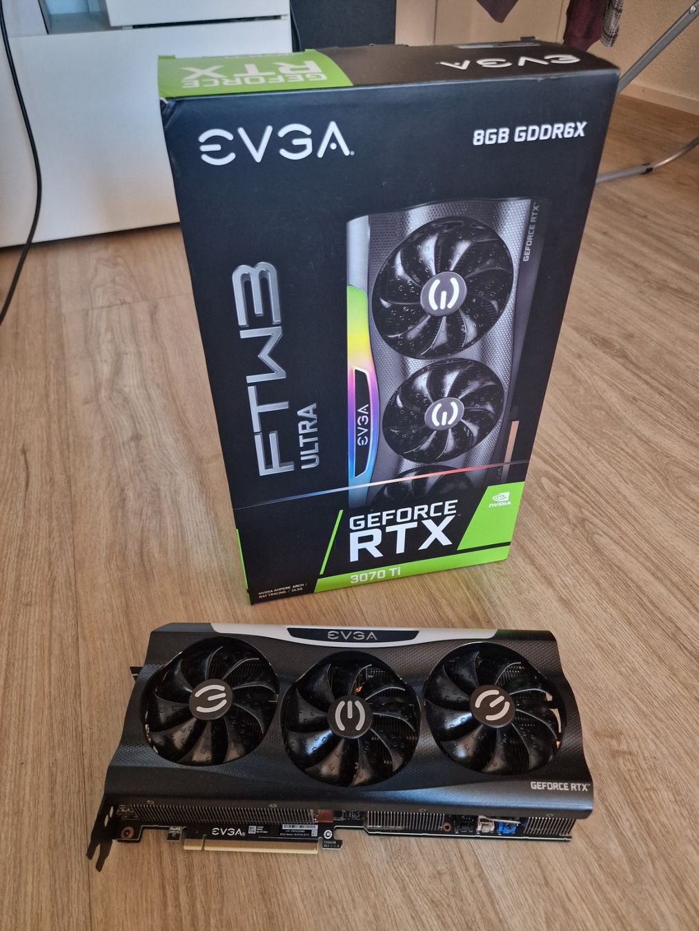 Nvidia Grafikkarten: EVGA GeForce RTX 3070 Ti FTW3 ULTRA – Gebraucht aus Ersigen von  2