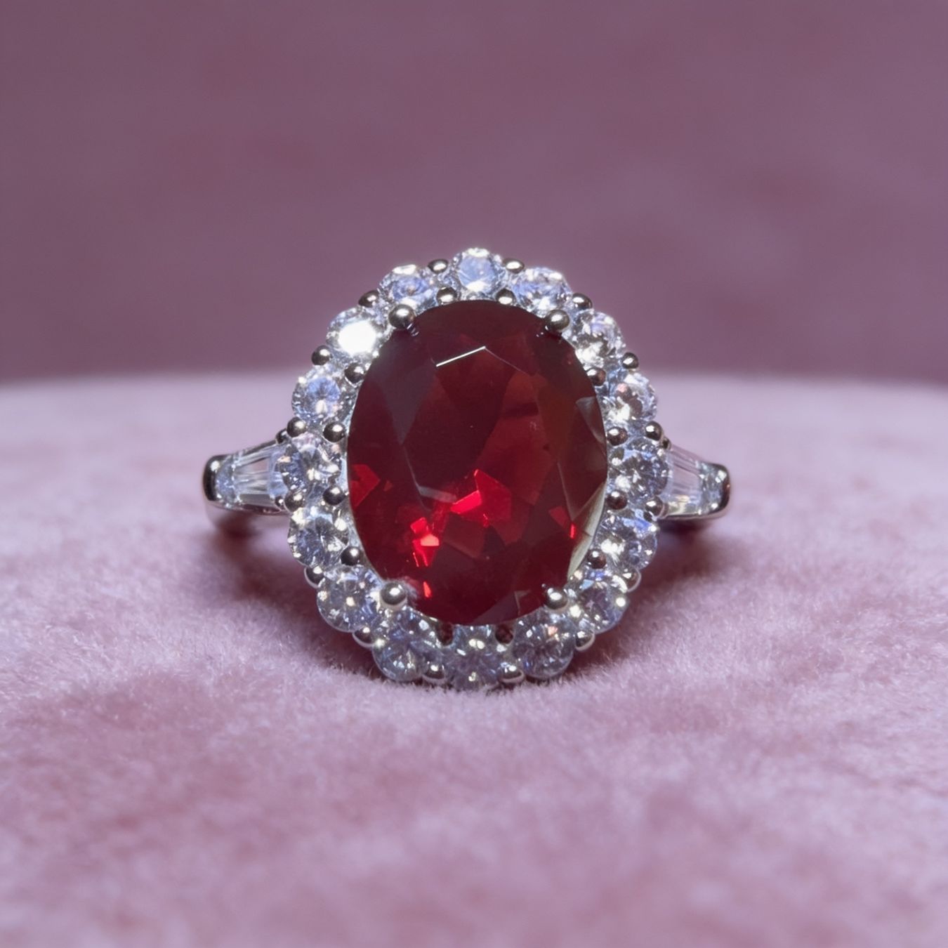 Anelli: Bague Rouge Rubis Impérial – Nuovo e nell'imballaggio originale da St-Maurice venduto da Sandrinette123