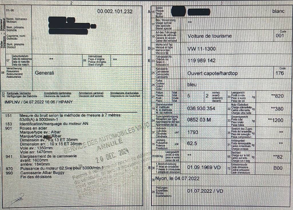 Automobili: Albar Buggy ES – Usato da Commugny venduto da inf_k52y 6