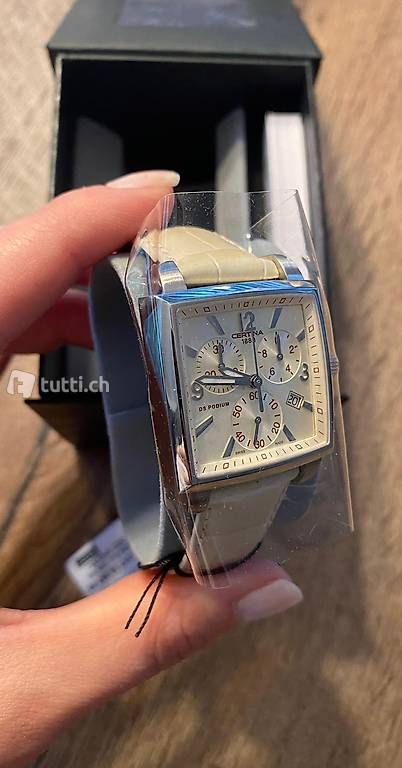 Certina Orologi: DAMENUHR, CERTINA DS PODIUM SQUARE – Nuovo e nell'imballaggio originale da Obergerlafingen venduto da audi991 1