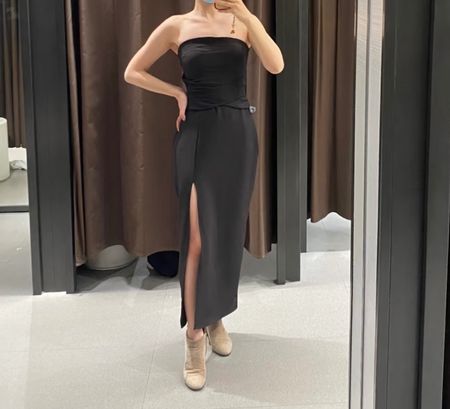Zara Sommerkleid schwarz  Grösse S