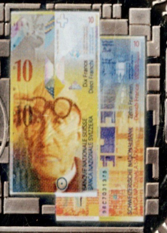 Medaglie: Seit 1997_10.00 Banknote_Le Corbusier_Note auf Medaille – Nuovo (secondo la descrizione) da Hombrechtikon venduto da Fraese01 1