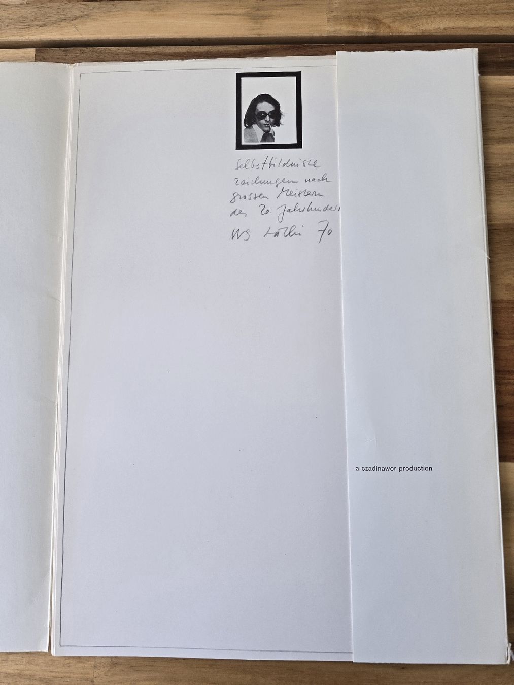 Foto & Immagini: Urs Lüthi, 1970 Mappe. – Usato da Zürich venduto da Rinatin 8