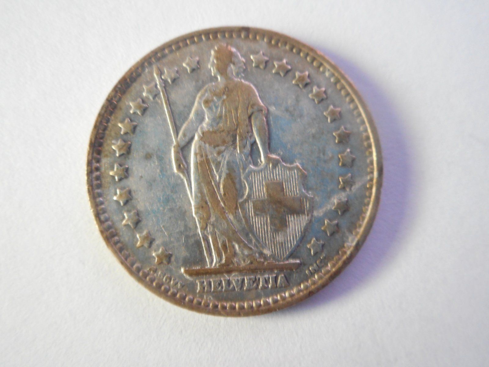 Alle Münzen: 1 Fr. 1934 silber – Gebraucht aus Kriegstetten von pizlad2010 1