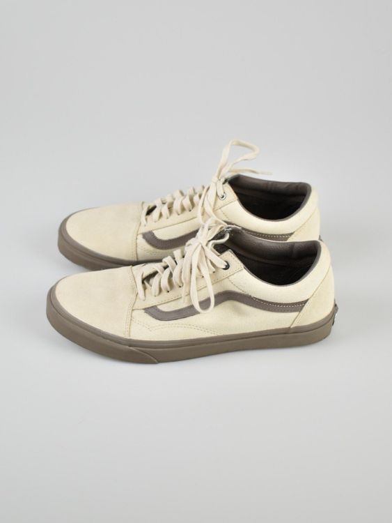 Vans Scarpe da uomo: Vans Old Skool Cream Mono Sneaker Gr.43 (US10 / UK9) – Nuovo (secondo la descrizione) da Bassersdorf venduto da 2ND_STORY