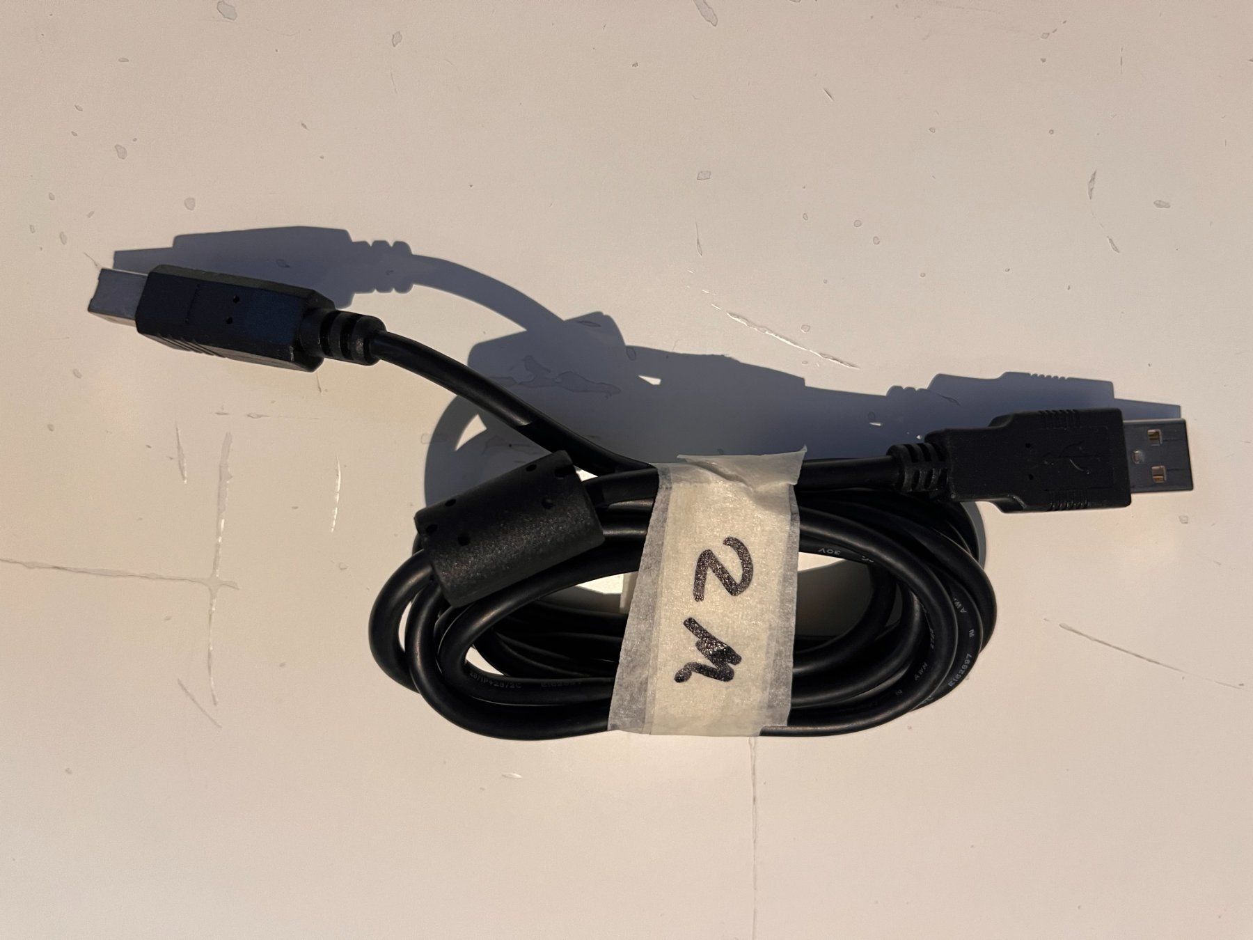 Kabel: USB-Kabel Type B 2 Meter – Gebraucht aus Bern von PJB