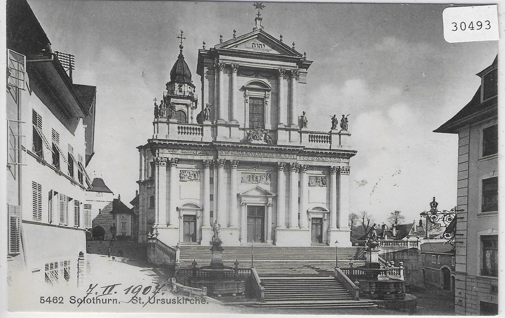 Cartoline postali: Solothurn - St. Ursuskirche – Usato da Ettingen venduto da Kartenplanet