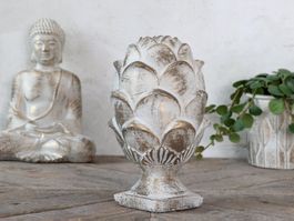 Dekoration “Vittel” mit Goldmuster, Chic Antique