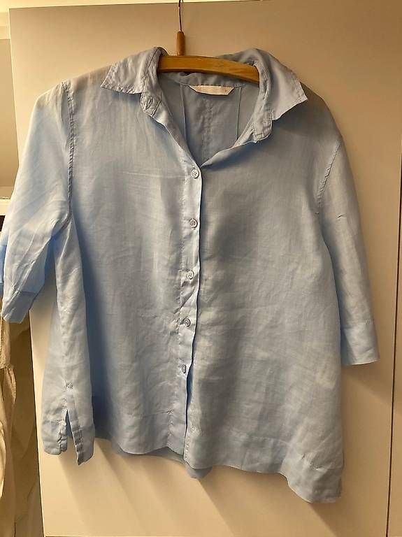 Zara Camicette: Chemisier en lin Zara taille S – Usato da Aproz (Nendaz) venduto da stbornet
