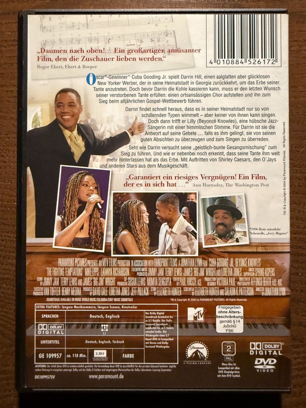 Alle DVDs: The Fighting Temptations – Gebraucht aus Zürich von FilmFreunde 1