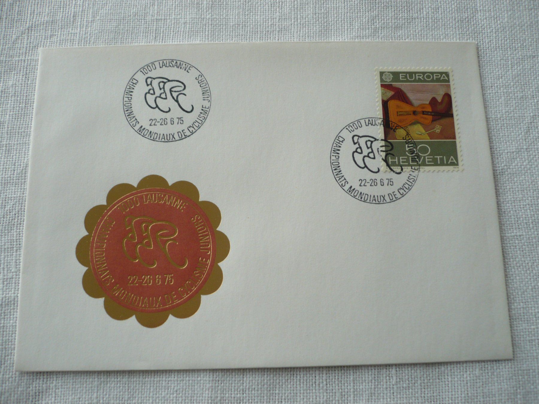 Tous les timbres: 1975 Junioren Rad-WM, Lausanne – D'occasion à Zürich par saltandpepper008