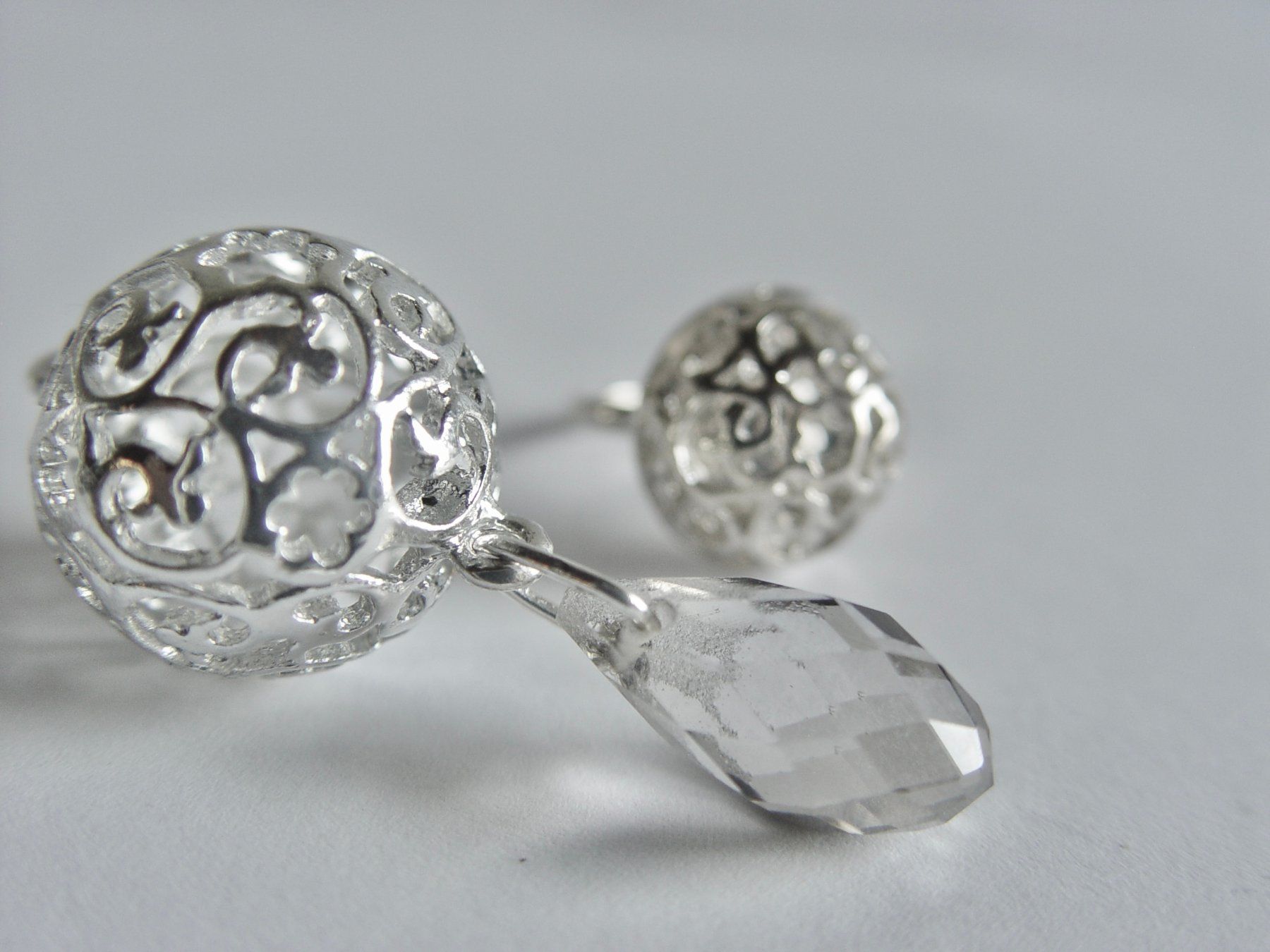 Sonstiger Schmuck: Set: Filigraner Ring und Anhänger, versilbert – Gebraucht aus Henggart von gernli