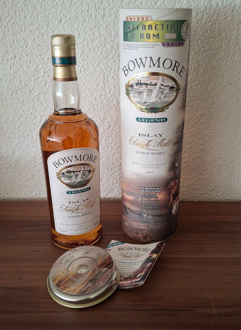 Bowmore Bevande alcoliche: Scotch Whisky Single Malt BOWMORE Legend – Nuovo (secondo la descrizione) da Weggis venduto da daisyflower