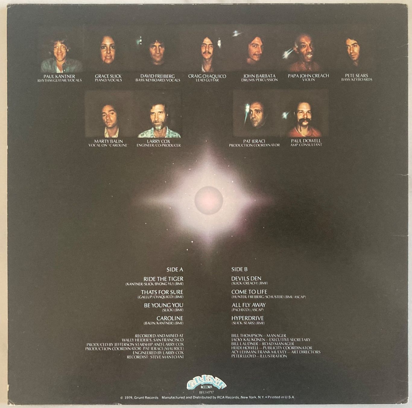 Dischi in vinile: JEFFERSON STARSHIP - DRAGON FLY – Usato da Poliez-Pittet venduto da Newtown-Records 1