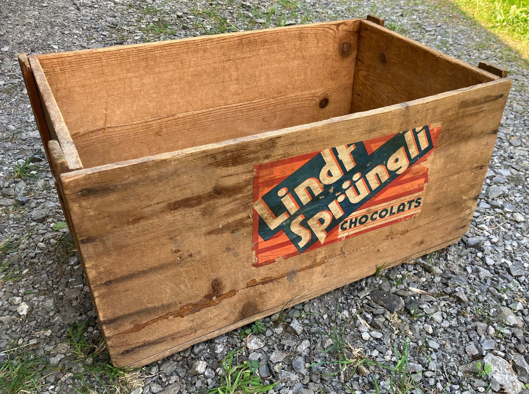 Casse di trasporto: Holzkiste Lindt&Sprüngli – Usato da Schmitten FR venduto da gnom72 1