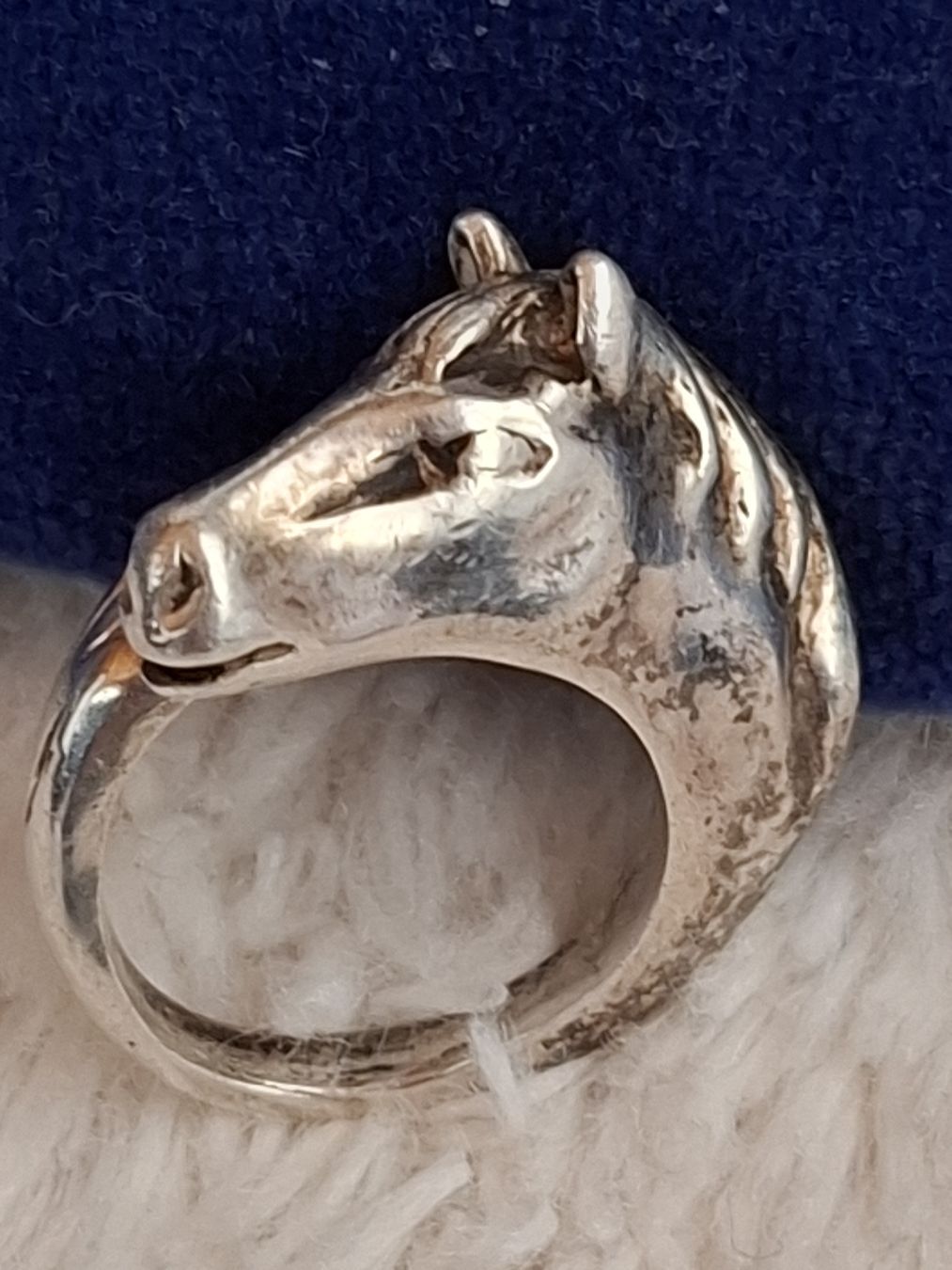Anelli: Silberring Pferdekopf Ring  800 Silber gestempelt 18 gr.  – Usato da Riniken venduto da bro_slk8 2