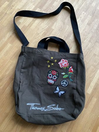 Thomas Sabo Canvas Shopper Bag mit Patches