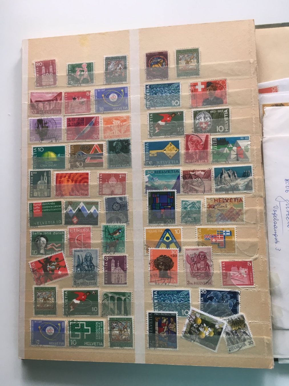 Alben: Briefmarken Sammlung Schweiz – Gebraucht aus Thal von cs60 7