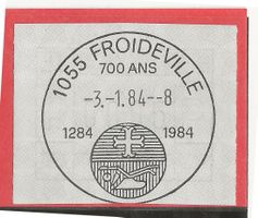1055 FROIDVILLE SK84 EVT 03.01.84 auf ATM (FRAMA)