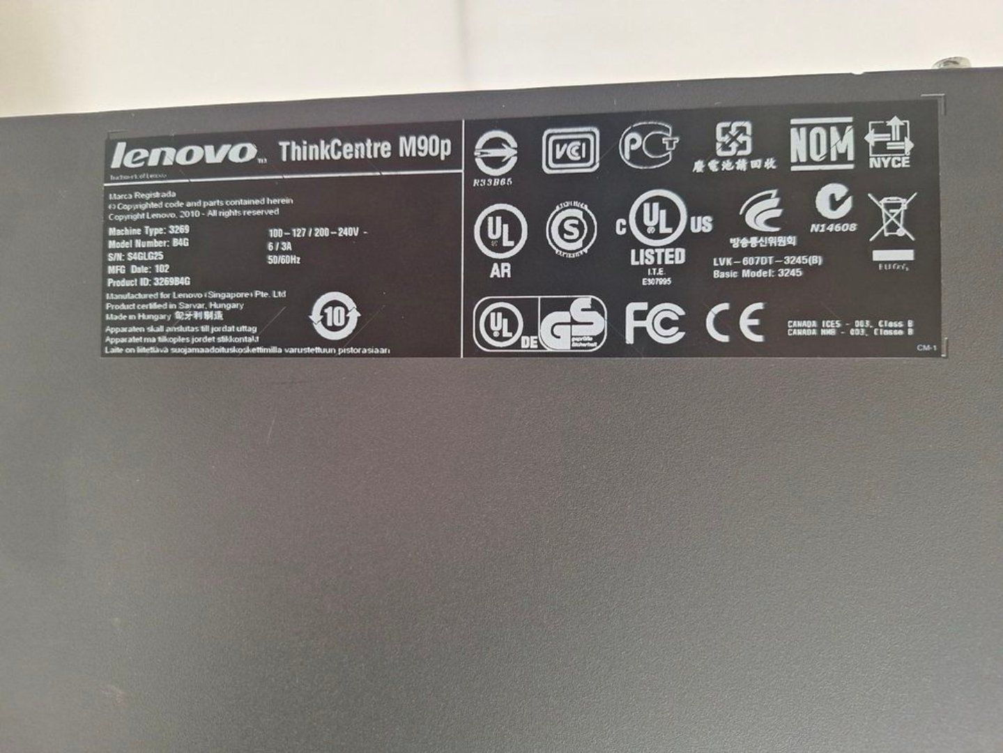 Lenovo PCs: Lenovo ThinkCentre M90p – Gebraucht aus Steinhausen von emr_92bb 2