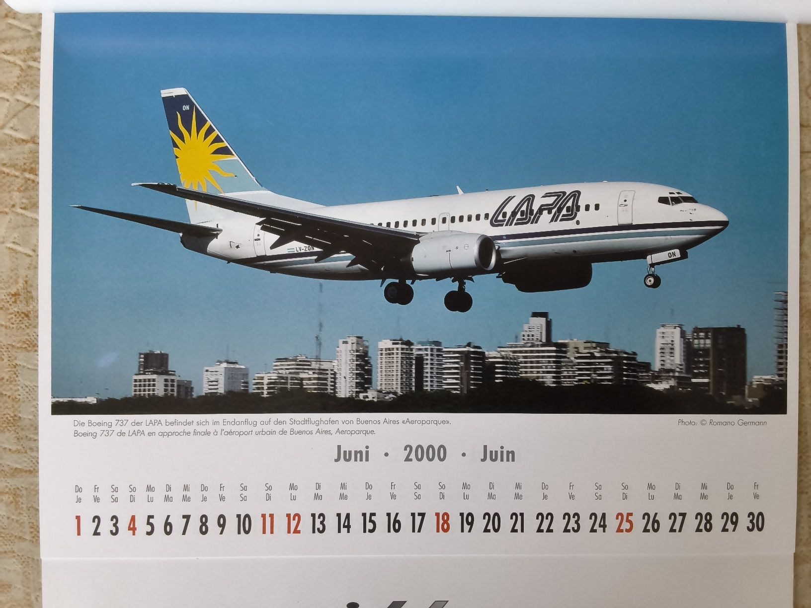 Calendari: 2er Set Bilderkalender 2000/2001 Jetstream – Usato da Hallau venduto da histoiremerveilleuse 6